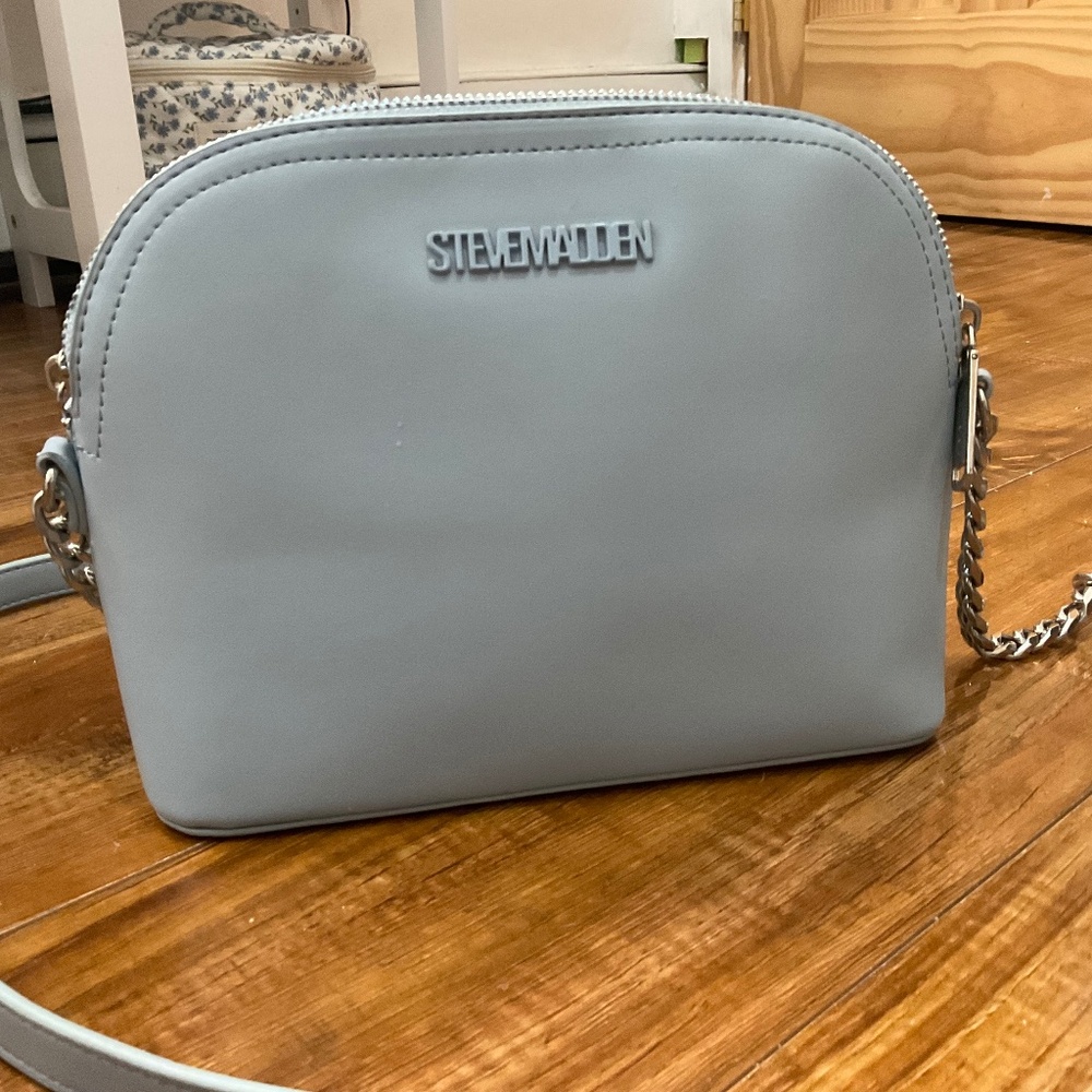Steve Madden Dome Crossbody Bag Baby Blue, NWOT,  New Steve Madden Blue Purse